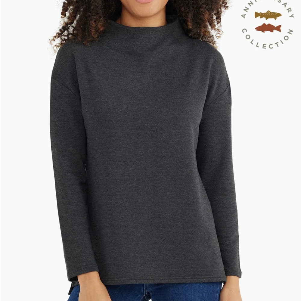 Bamboo Thermal Fleece Mockneck XS